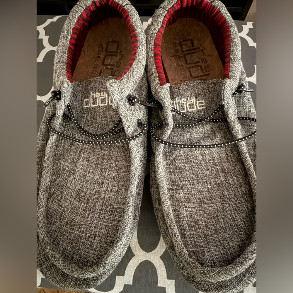 Hey Dude Wally Eco Sox Gray Men's Loafers
